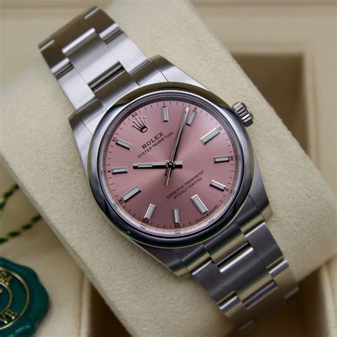 Rolex oyster perpetual pink